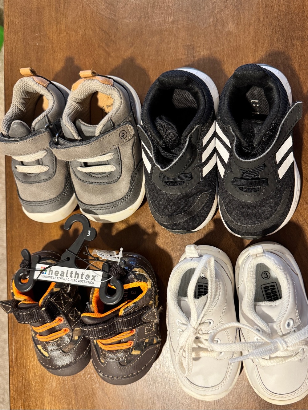 Infant Shoe Bundle, StrideRite Adidas